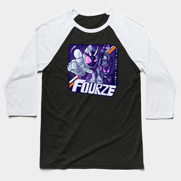 Grab onto Space [ Kamen Rider Fourze ] Baseball T-Shirt by HedgehogKRGS